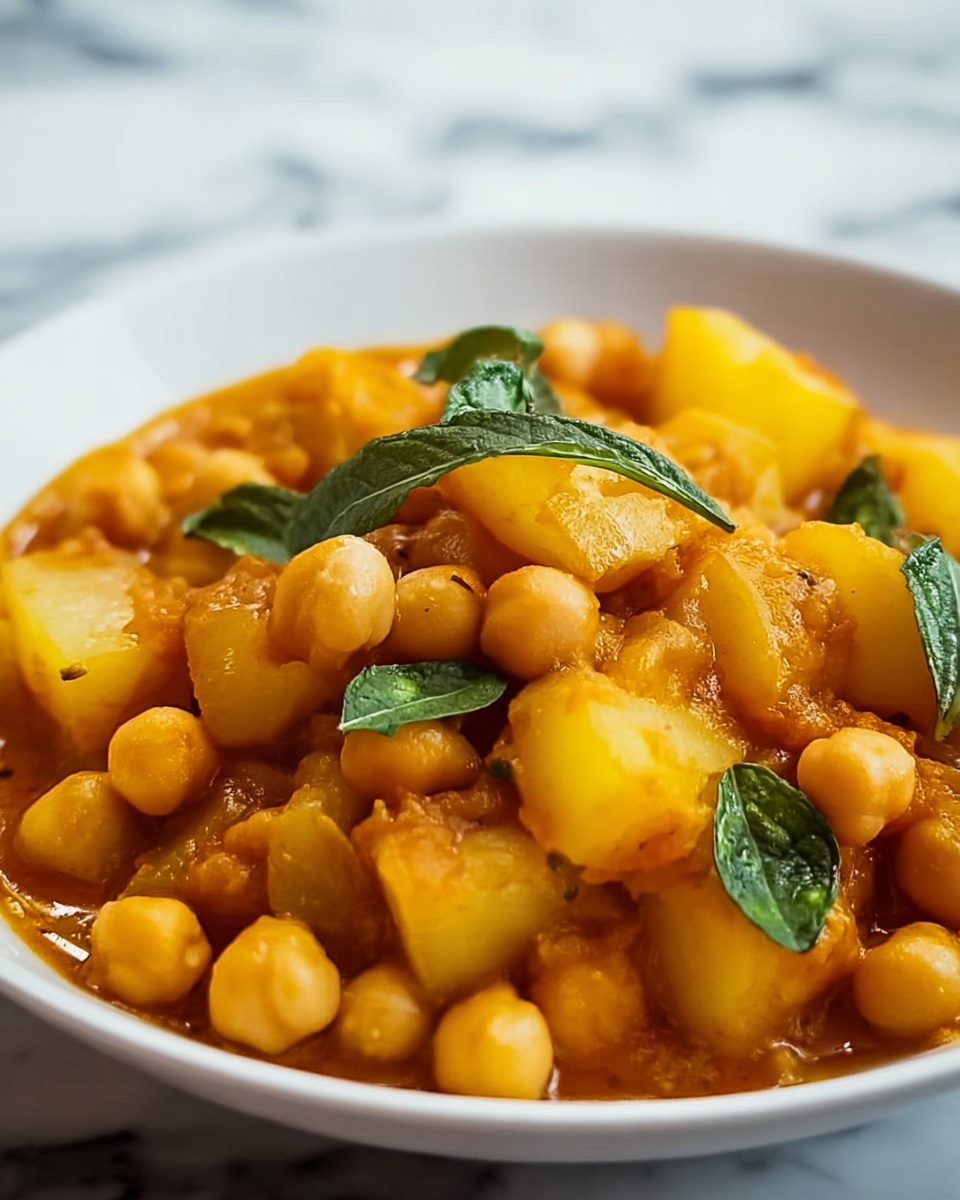 Chickpea & Potato Curry Recipe - Recipe Image