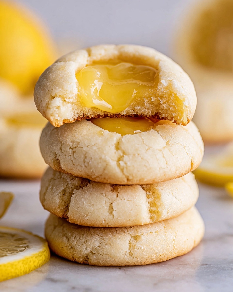 Lemon Curd Cookies Recipe - Recipe Image