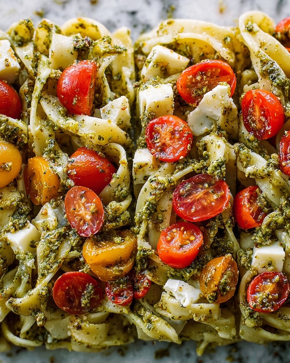Holiday Pesto Pasta Salad Recipe - Recipe Image