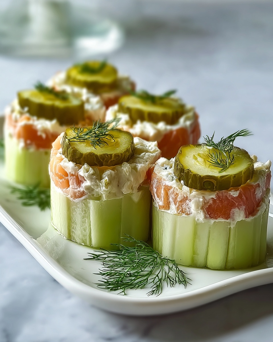 Lazy Cream Cheese Pickle Roll-Ups Recipe - Recipe Image