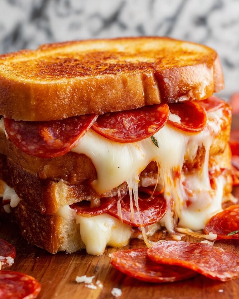 Pepperoni Pizza Grilled Cheese Recipe