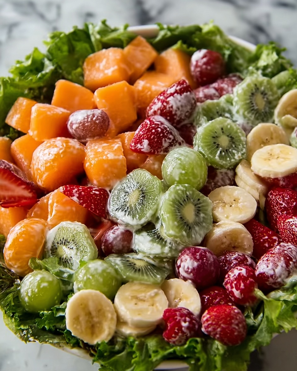 Fresh Fruit Salad with Honey and Mint Recipe - Recipe Image