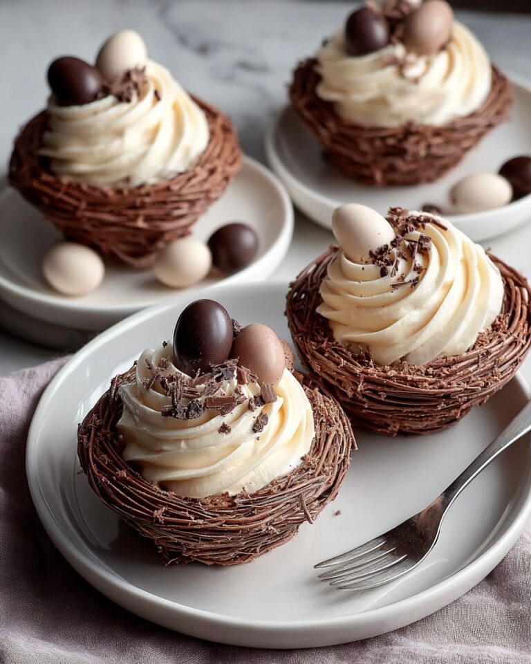 Delightful Chocolate Meringue Easter Nests Recipe