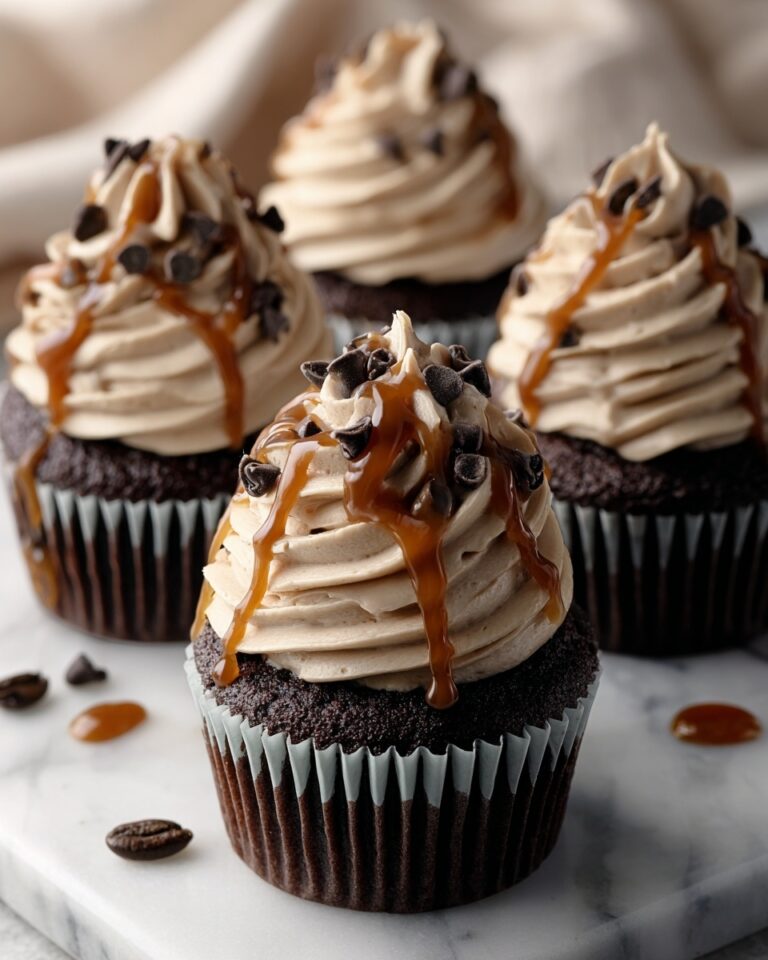 Chocolate Espresso Cupcakes with Salted Caramel Buttercream Recipe