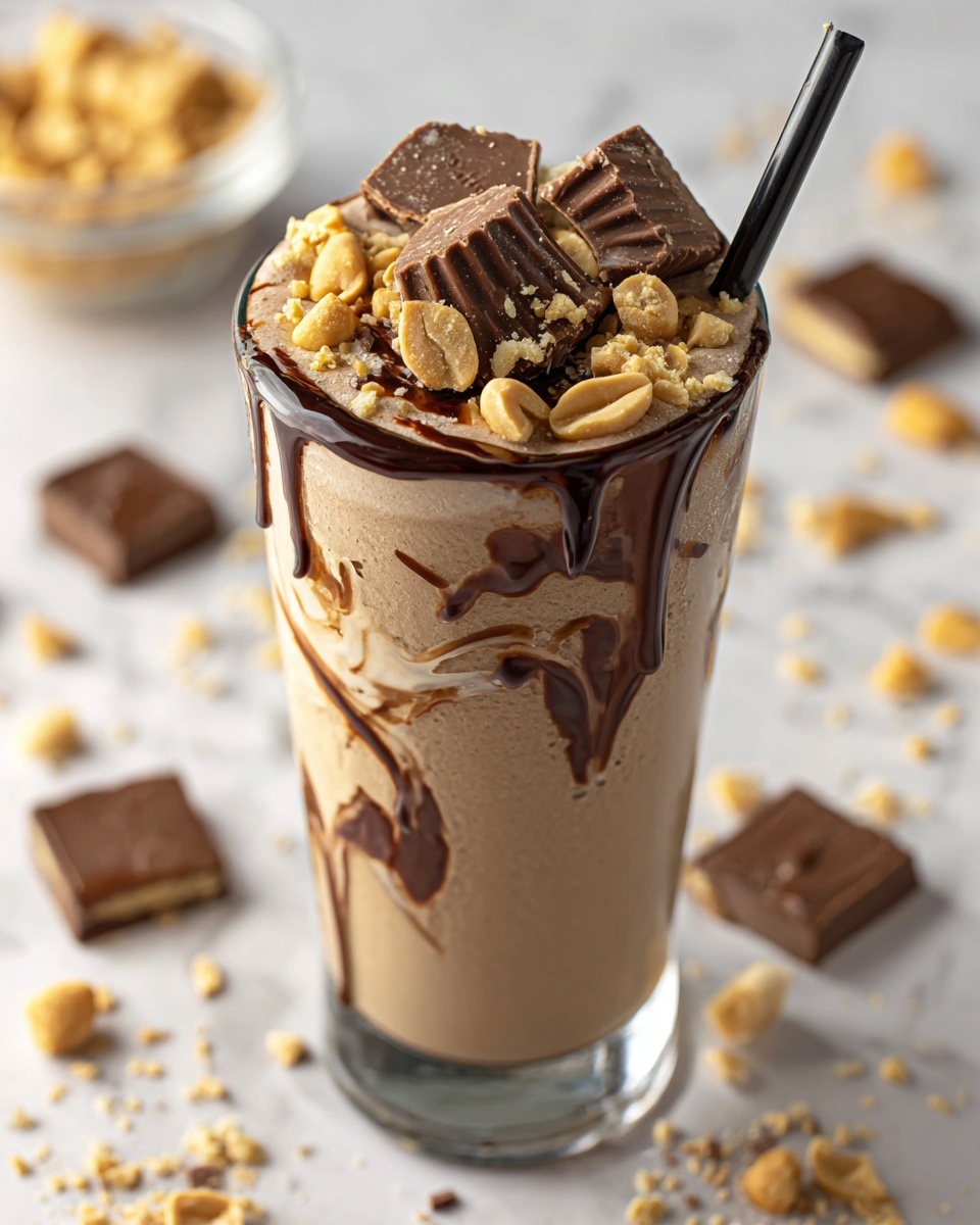 Peanut Butter Cup Smoothie Recipe - Recipe Image
