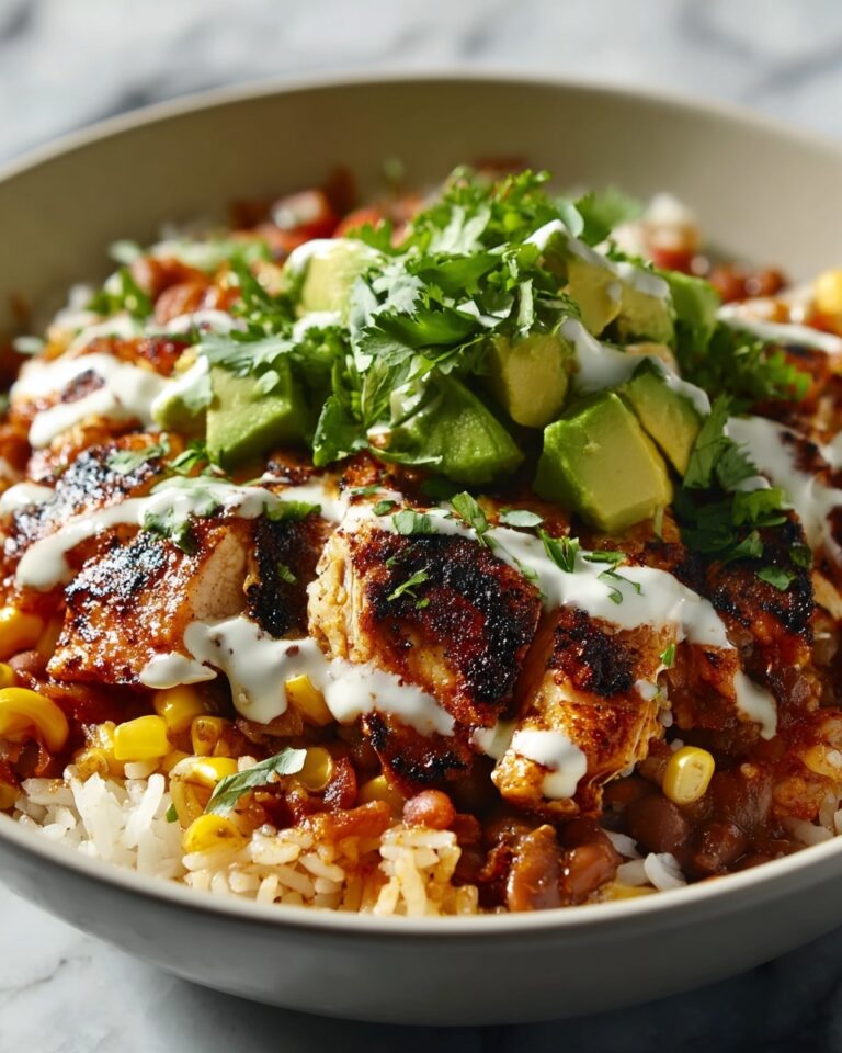 Loaded Street Corn Chicken Rice Bowl Recipe