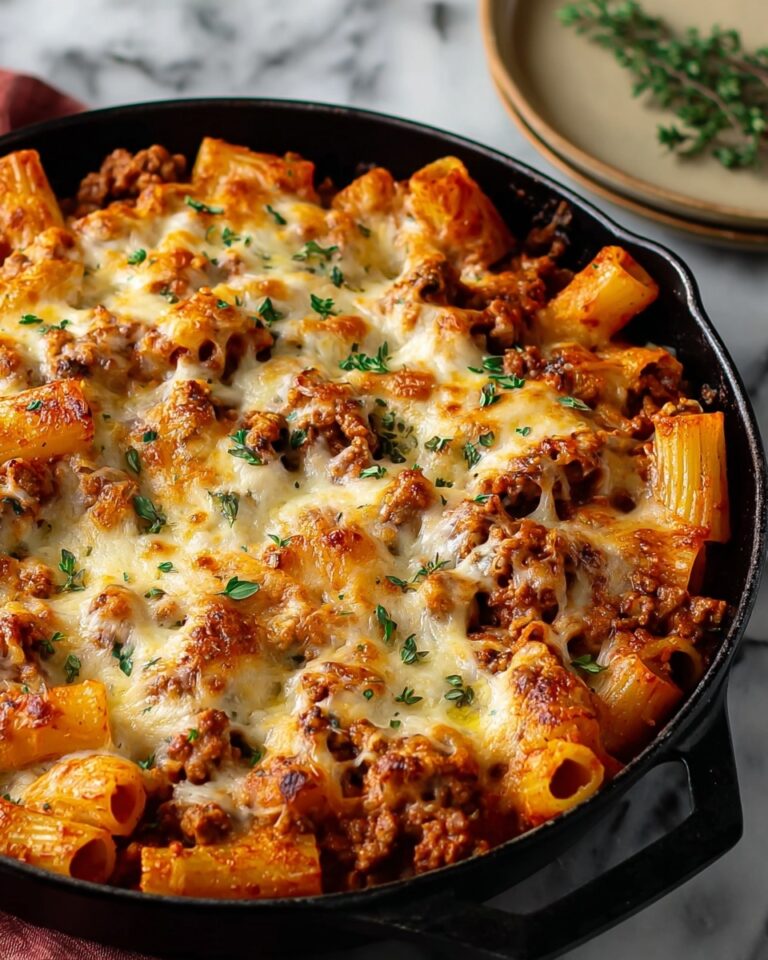 Baked Rigatoni with Sausage and Boursin Cheese Recipe