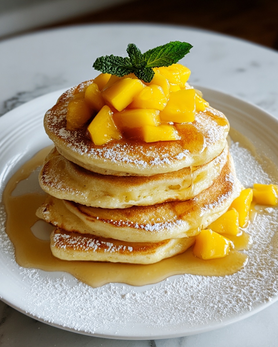 Mango Pancakes Recipe - Recipe Image
