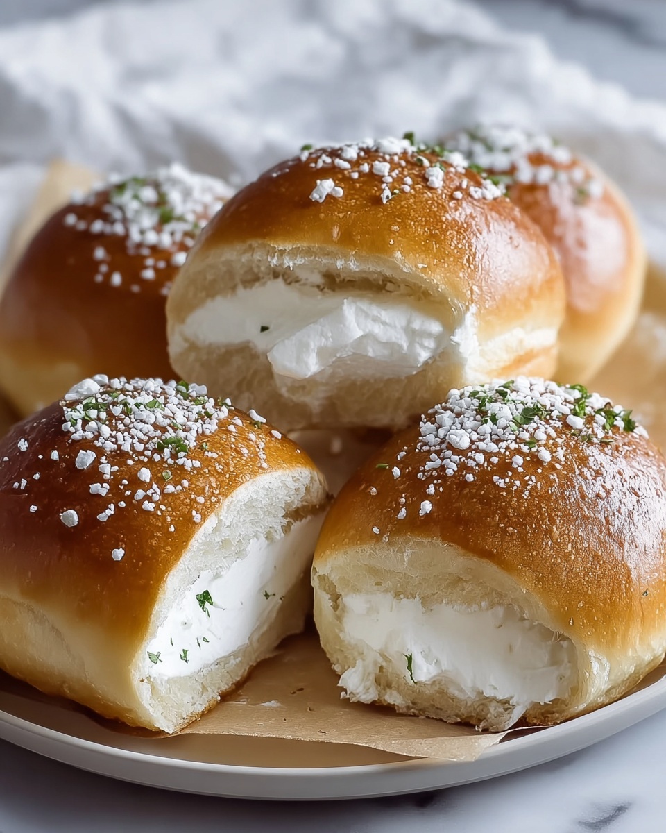 Italian Rolls Filled with Vanilla Cream Recipe - Recipe Image