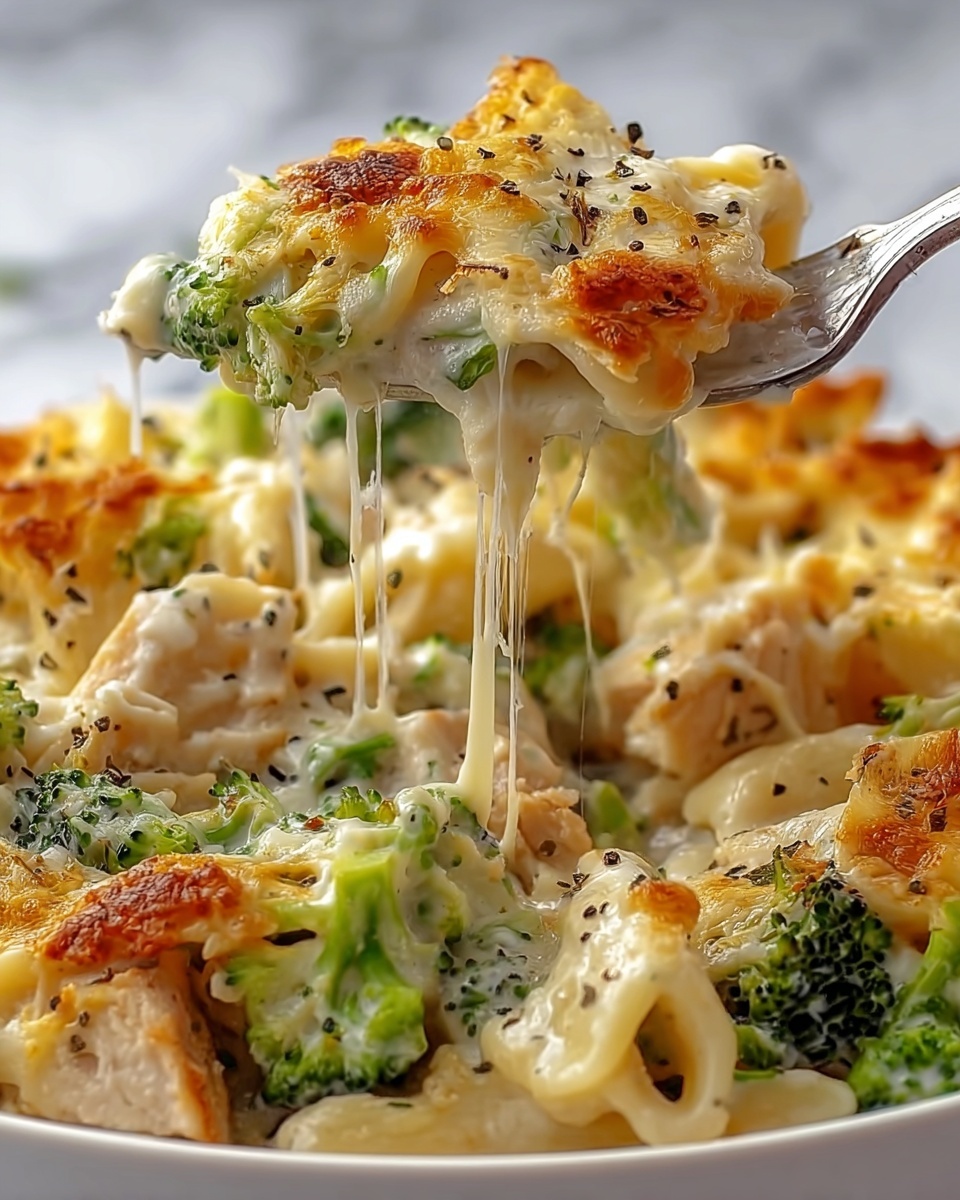 Chicken & Broccoli Alfredo Bake Recipe - Recipe Image