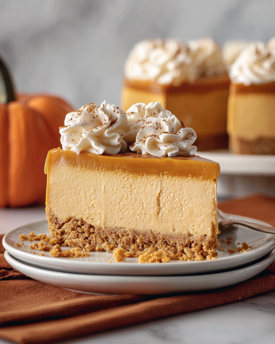 No-Bake Pumpkin Cheesecake Recipe - Recipe Image