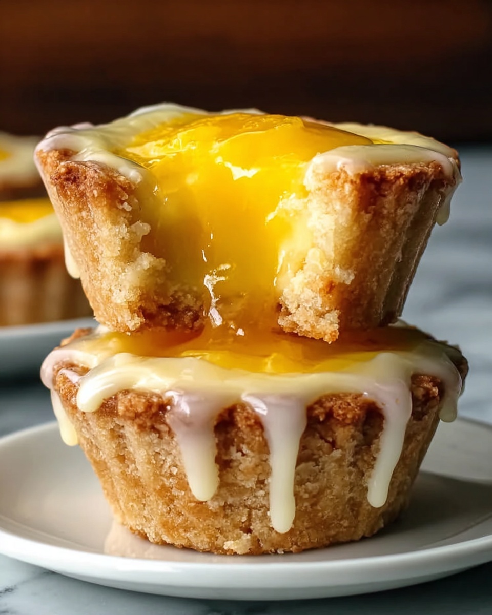 Peach Bar Cookie Cups Recipe - Recipe Image