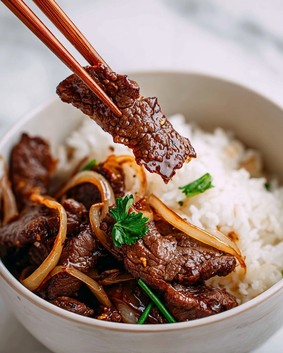 Beef Onion Stir-Fry Recipe - Recipe Image