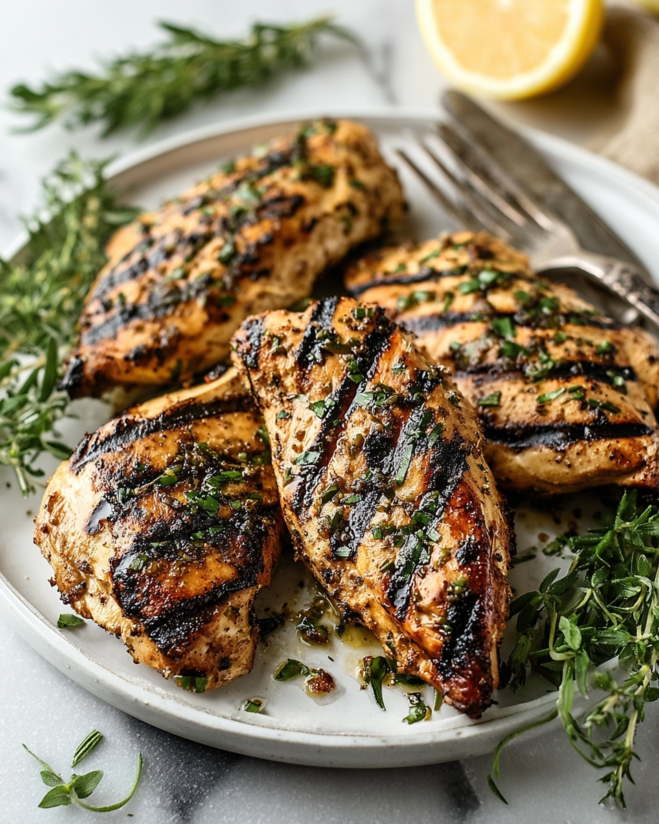Lemon Herb Grilled Chicken Recipe - Recipe Image