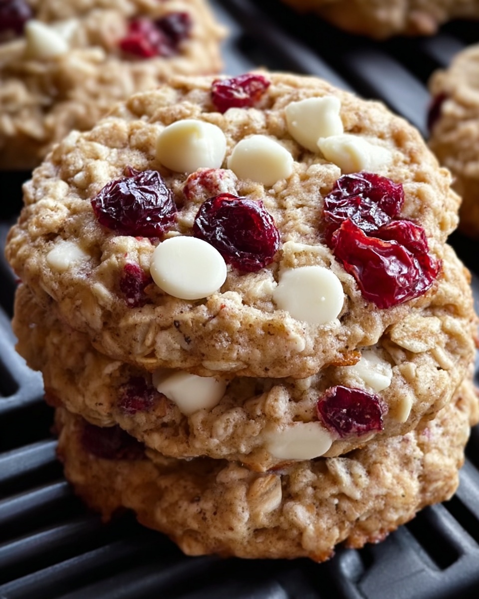 White Chocolate Oatmeal Cranberry Cookies Recipe - Recipe Image