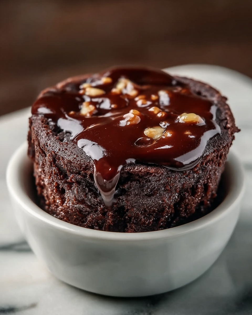 Flourless Chocolate Mug Brownie Recipe - Recipe Image