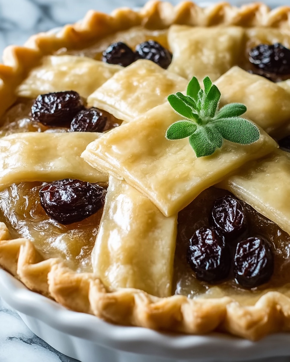 Old-Fashioned Raisin Pie Recipe - Recipe Image