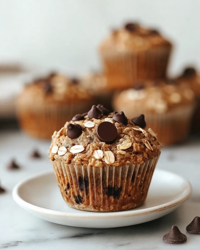 Oatmeal Chocolate Chip Greek Yogurt Muffins Recipe