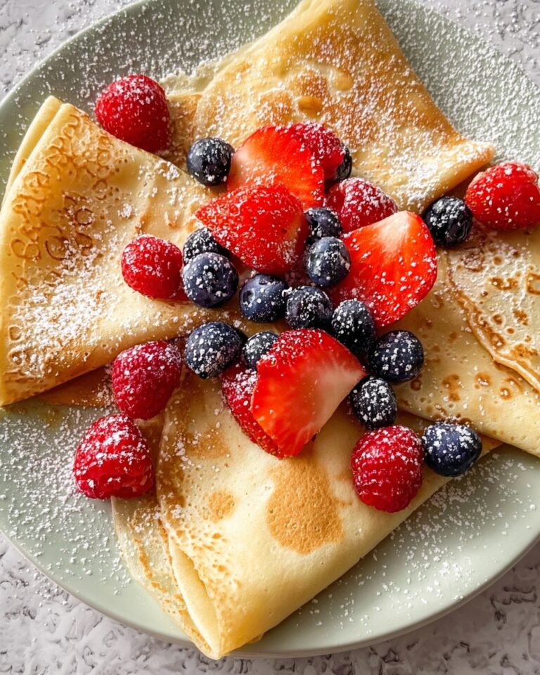 Mixed Berry Crepes Recipe