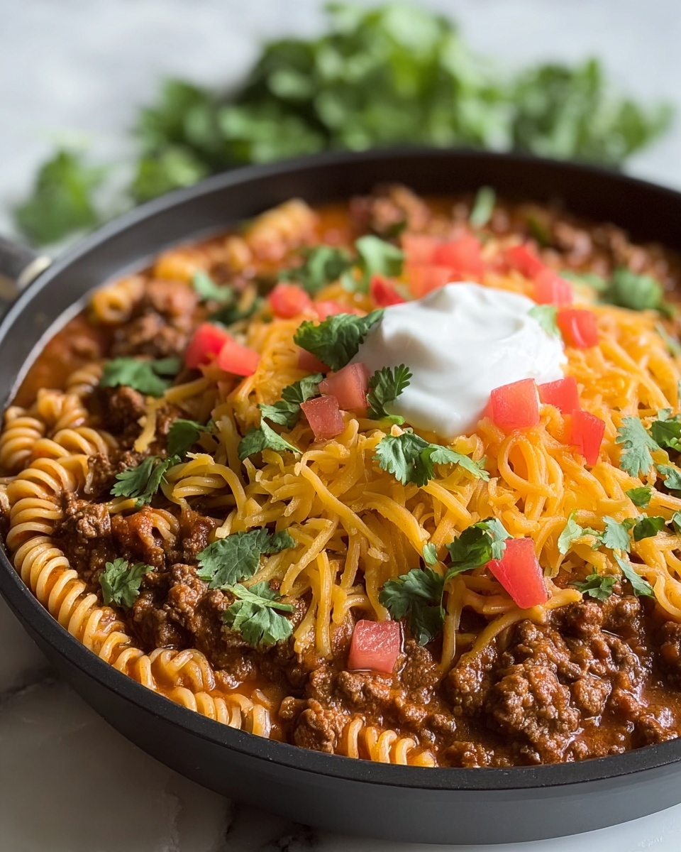 Taco Spaghetti Recipe - Recipe Image
