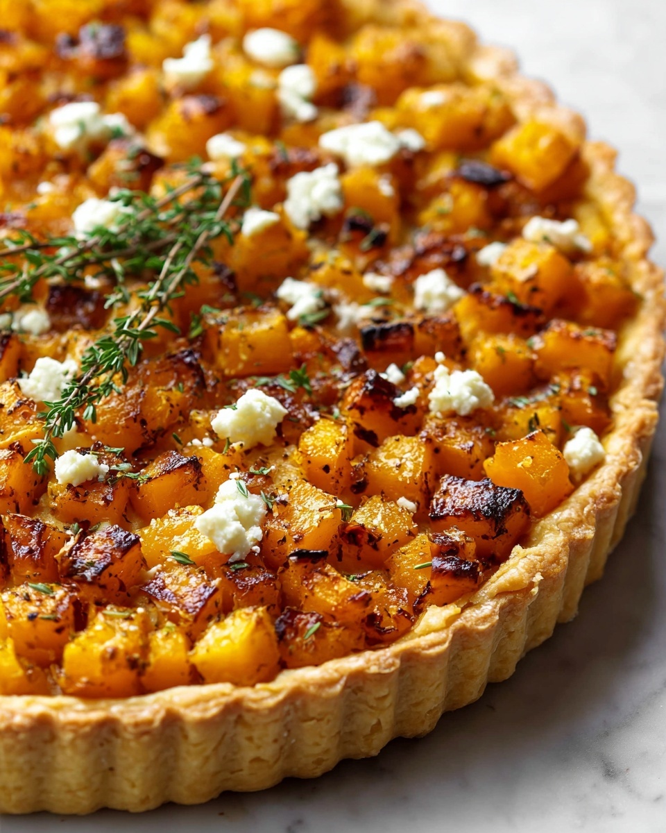 Savory Butternut Squash Pie Recipe - Recipe Image