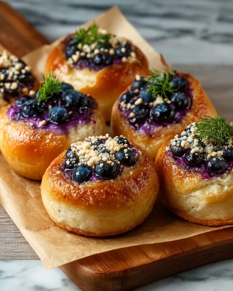 Blueberry & Cheese Vatrushka Buns Recipe