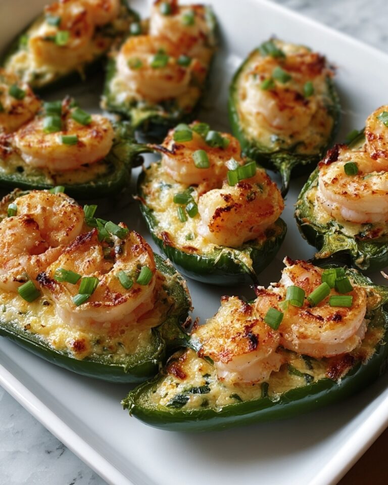 Fiery Cajun Shrimp Stuffed Jalapeños Recipe