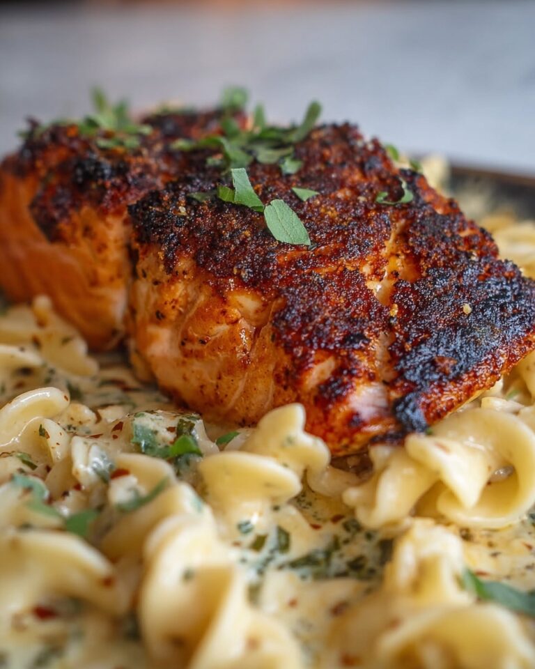 Tuscan Salmon and Mafaldine Pasta Recipe