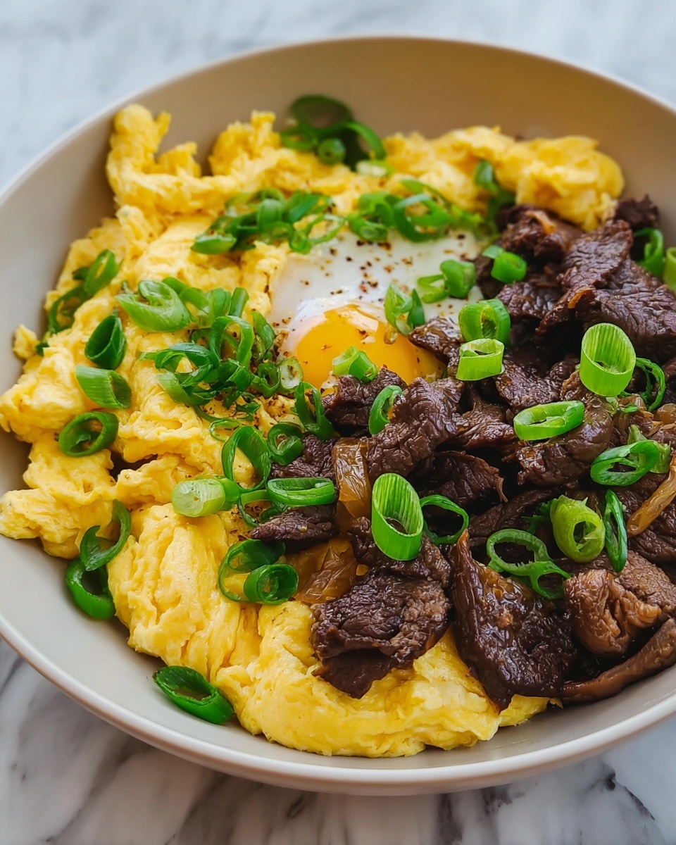 Chinese Beef and Eggs Recipe - Recipe Image