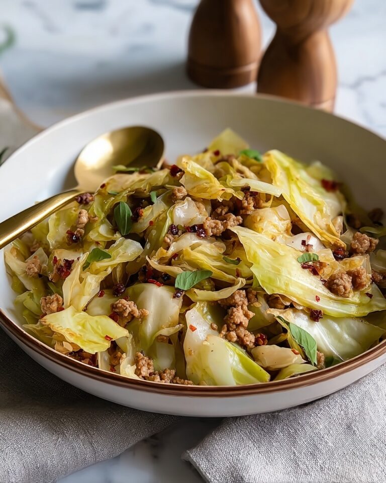Ground Beef and Cabbage Skillet Recipe