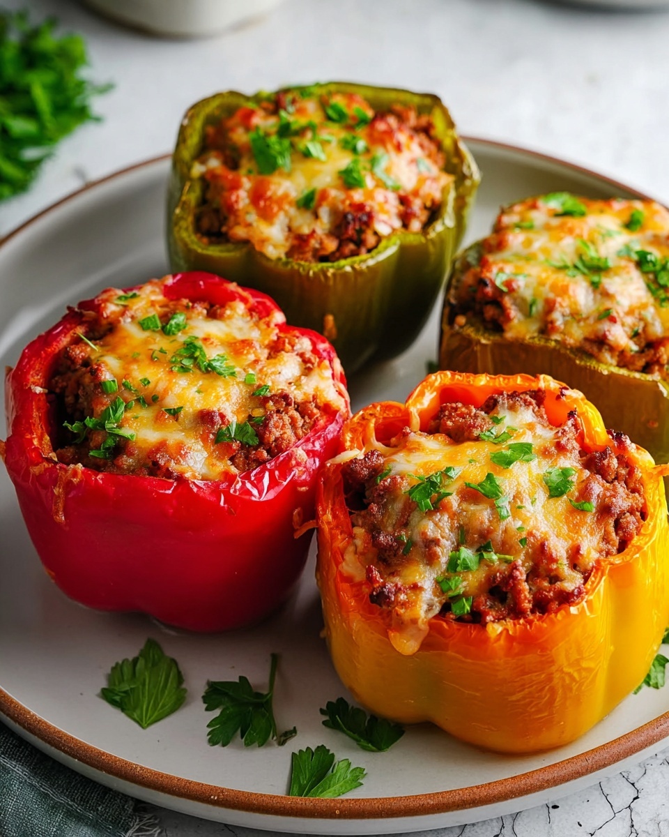 Classic Stuffed Bell Peppers Recipe - Recipe Image
