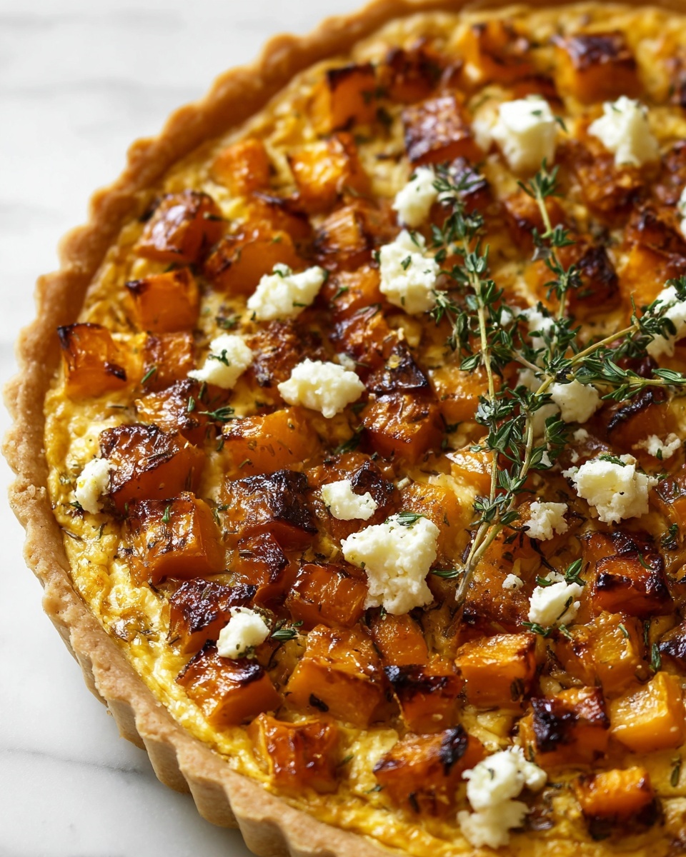 Savory Butternut Squash Pie Recipe - Recipe Image