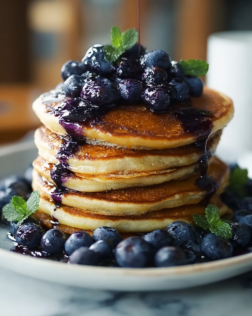 Blueberry Blender Pancakes Recipe - Recipe Image