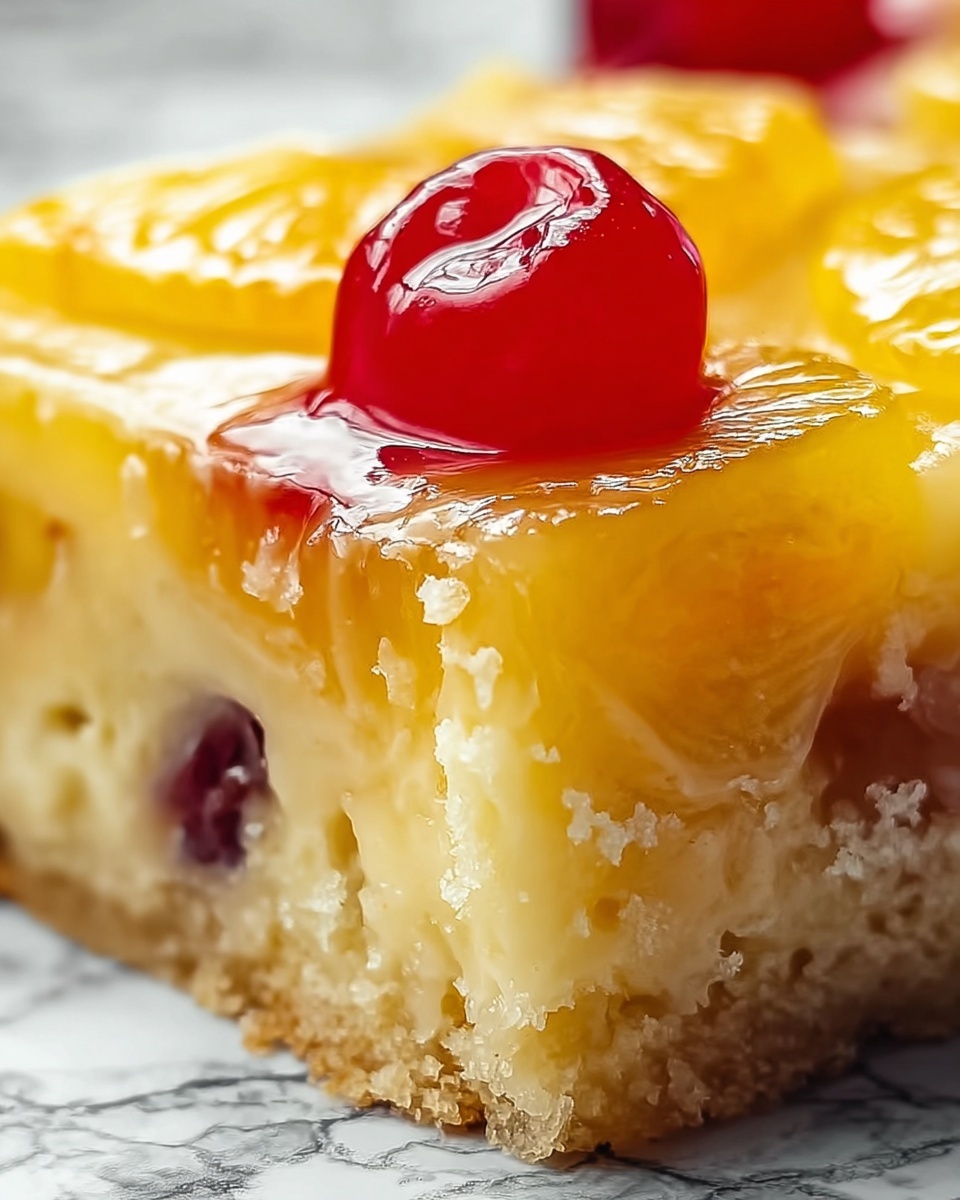 Pineapple Upside Down Cake Fudge Recipe - Recipe Image