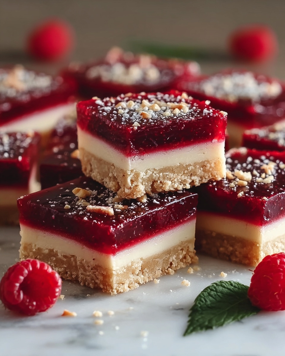 Raspberry Caramel Millionaire’s Shortbread Recipe - Recipe Image