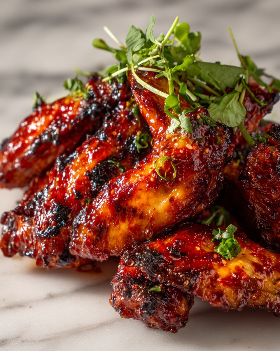 Honey Garlic Jerk Chicken Wings (Air Fried & Gluten Free) Recipe - Recipe Image