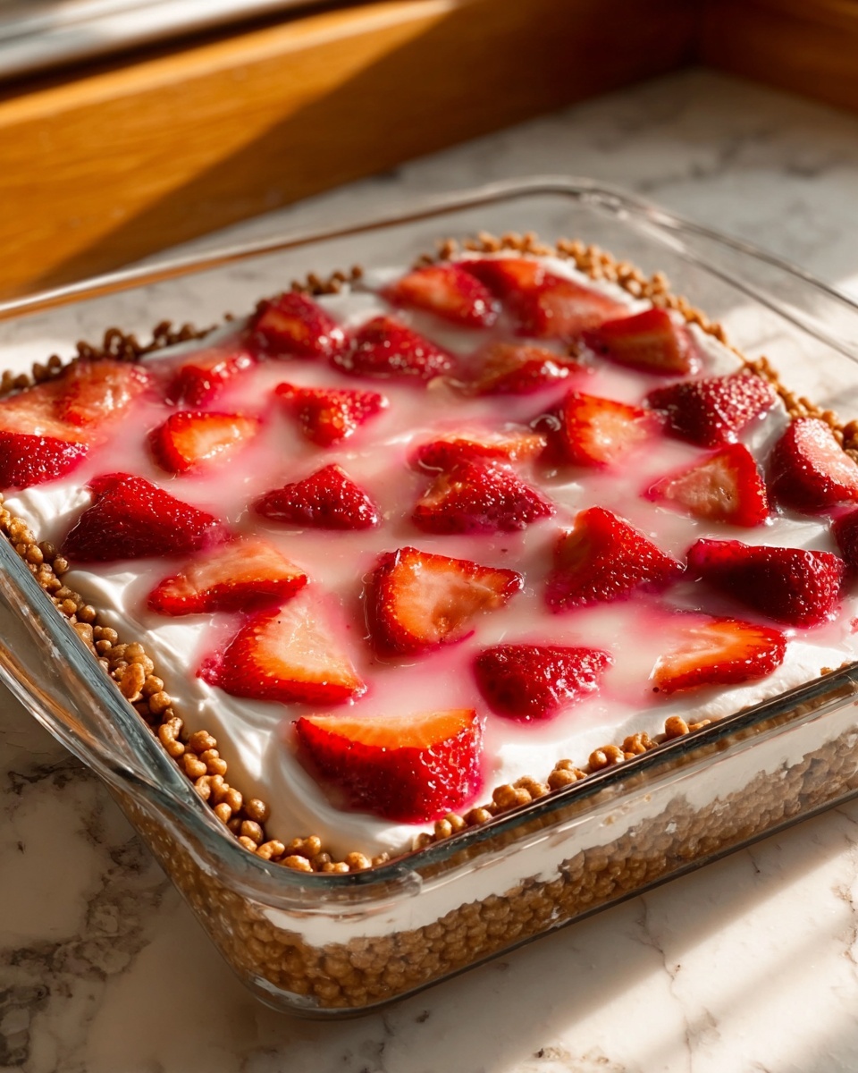 Strawberry Pretzel Salad Recipe - Recipe Image