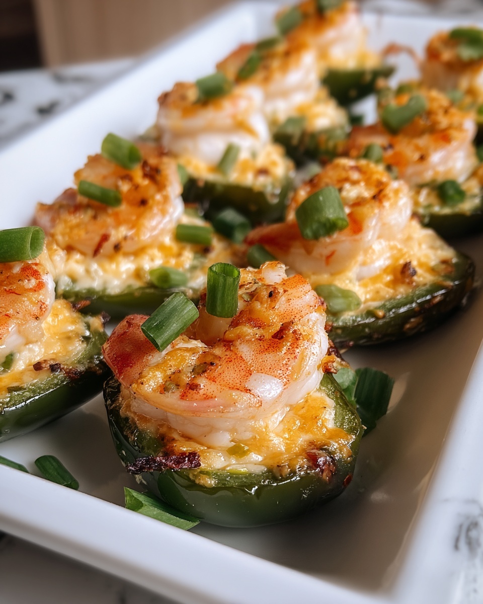Fiery Cajun Shrimp Stuffed Jalapeños Recipe - Recipe Image