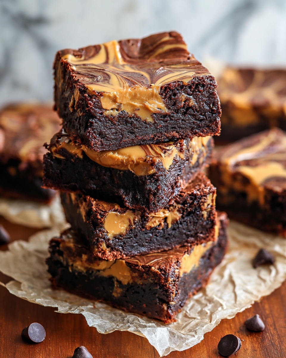 Peanut Butter Brownies with a Healthy Twist Recipe - Recipe Image