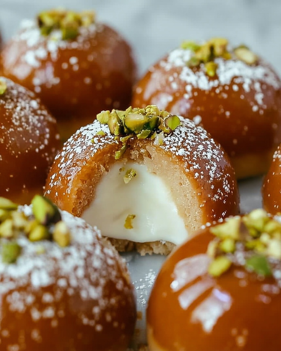 Ricotta Pistachio Honey Bites Recipe - Recipe Image
