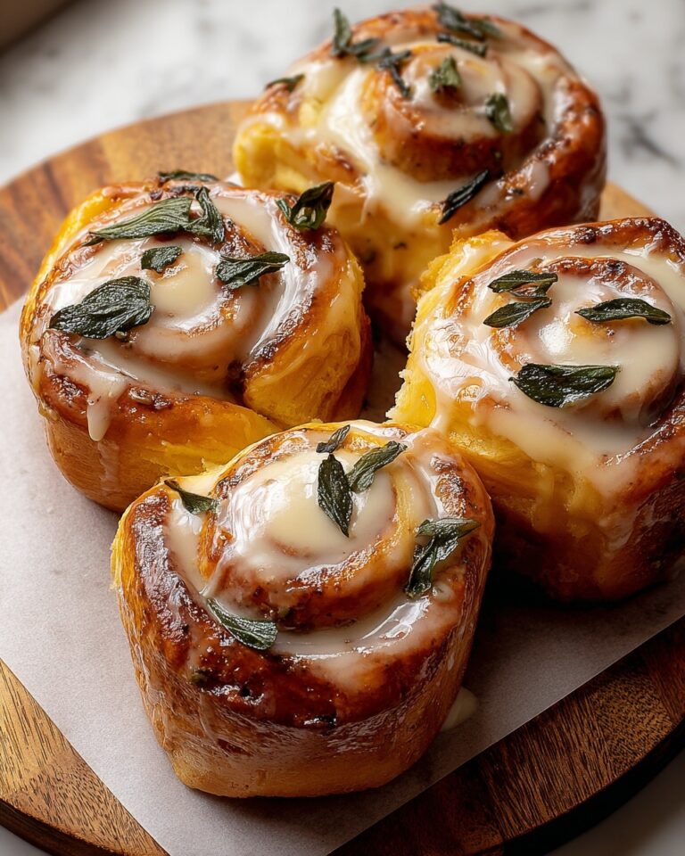 Salted Sage Honey Butter Brioche Rolls Recipe