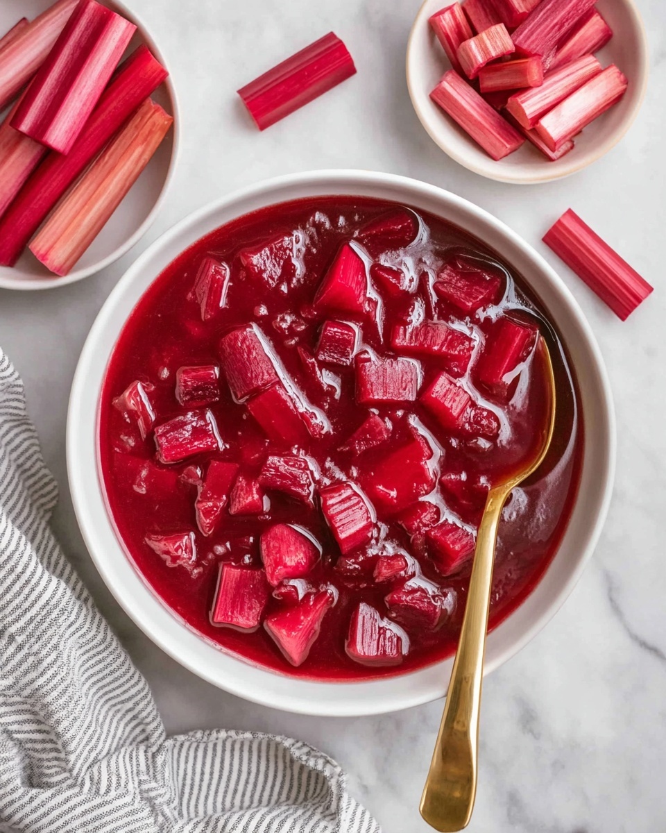 Delicious Rhubarb Sauce Recipe - Recipe Image