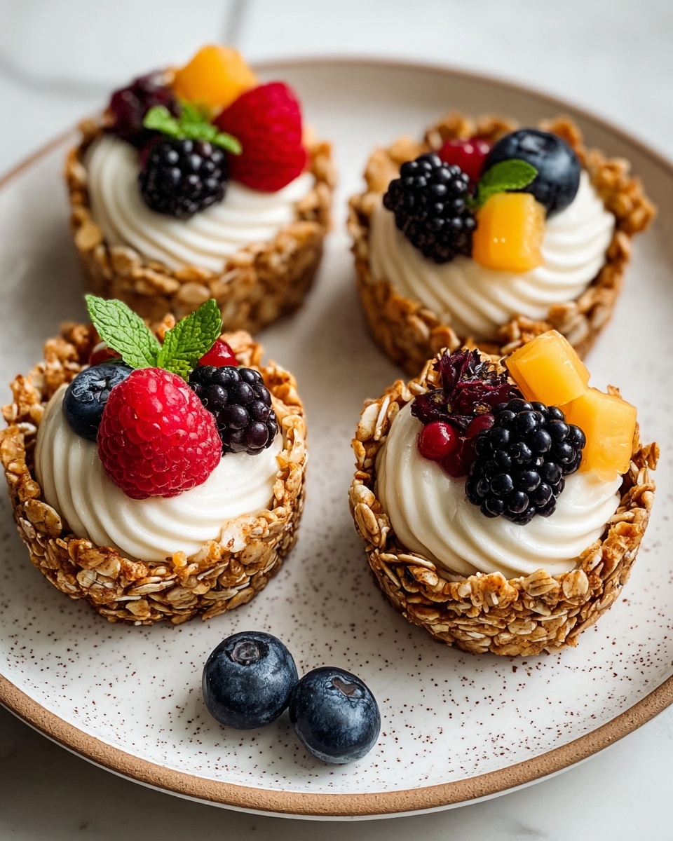 Breakfast Granola Cups Recipe - Recipe Image