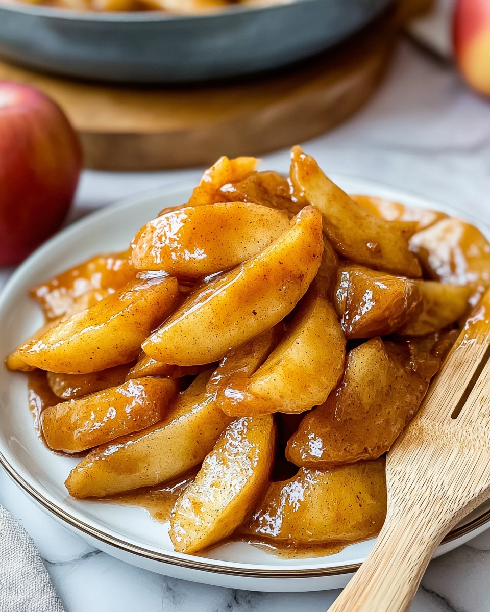 Fried Apples with Cinnamon and Lemon Recipe - Recipe Image