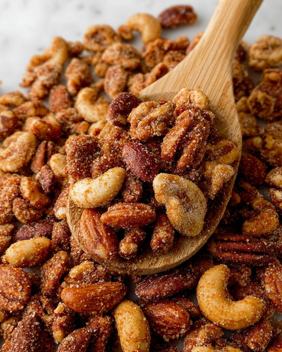 Slow Cooker Candied Mixed Nuts Recipe - Recipe Image
