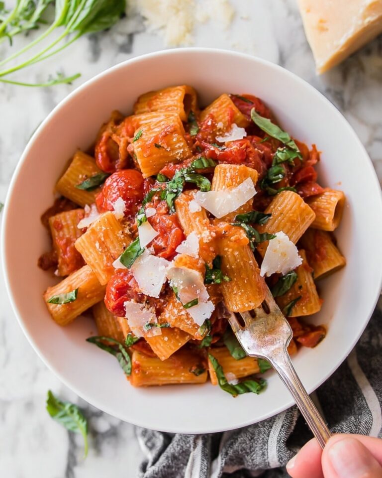Creamy Tomato Rigatoni Recipe