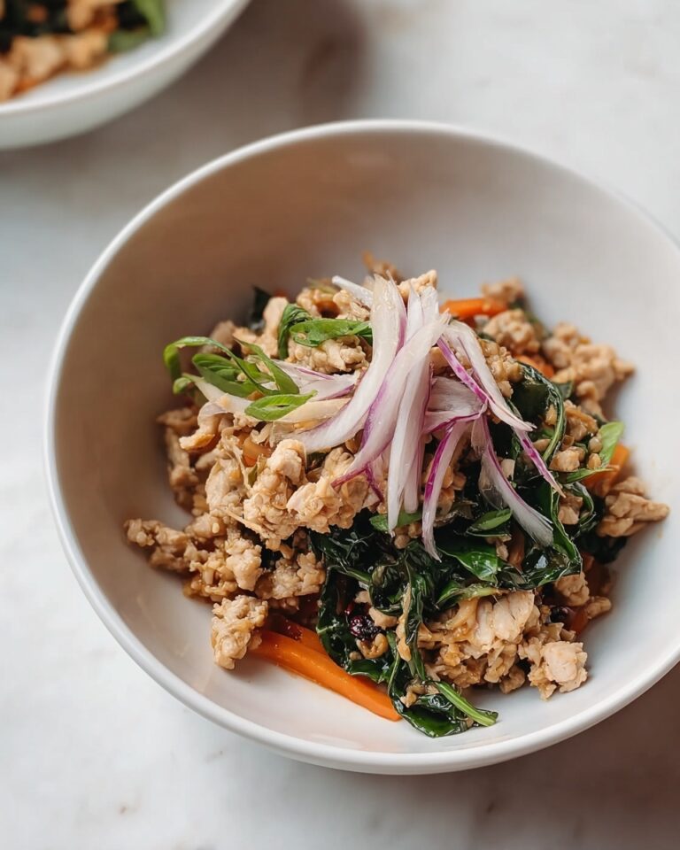 Healthy Chicken Larb Bowls With Fresh Flavors Recipe