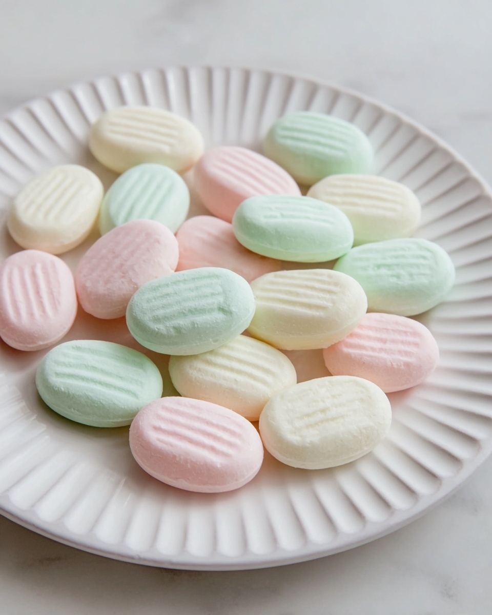 Creamy Homemade Cream Cheese Mints Recipe - Recipe Image