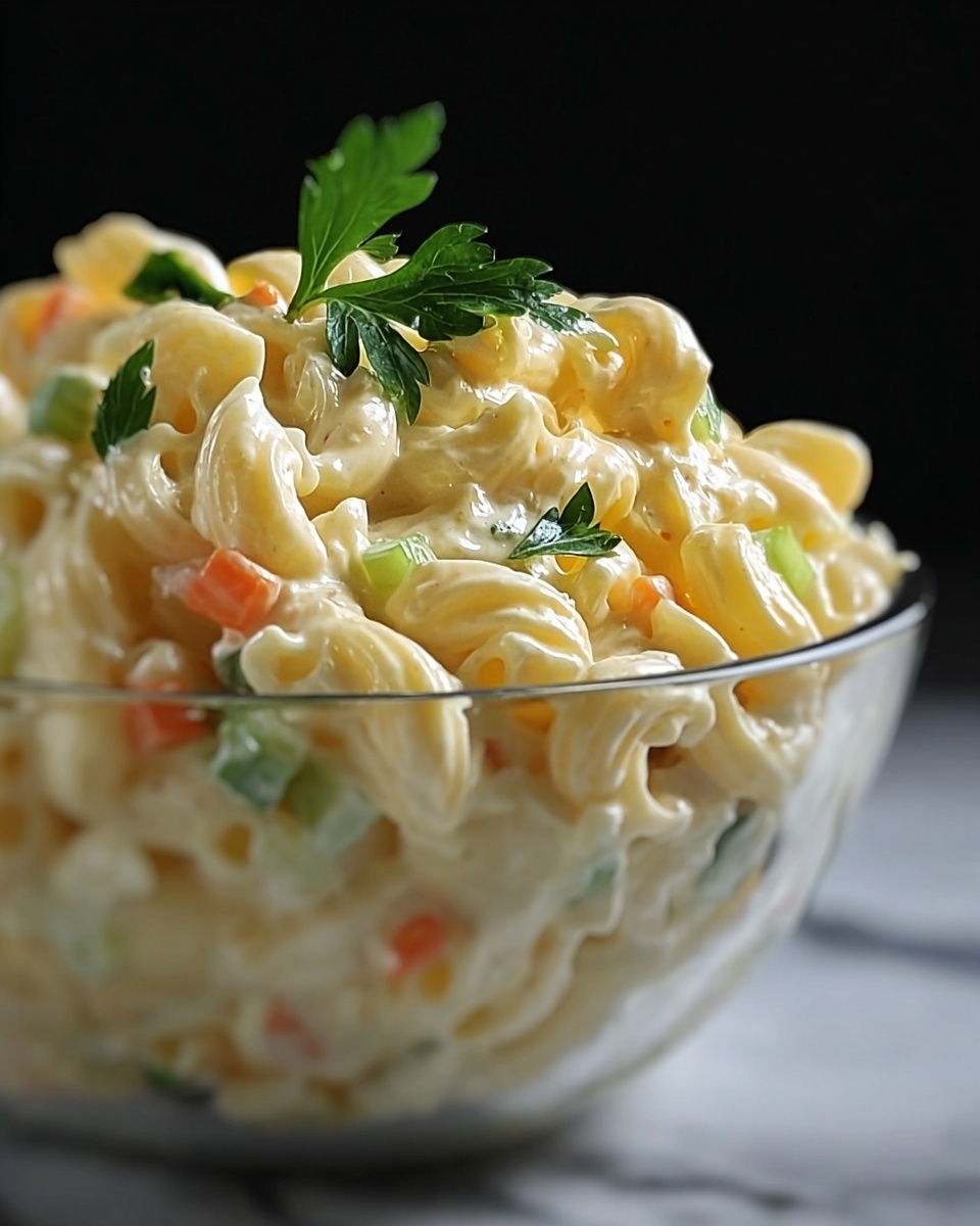 Creamy Classic Macaroni Salad Recipe - Recipe Image