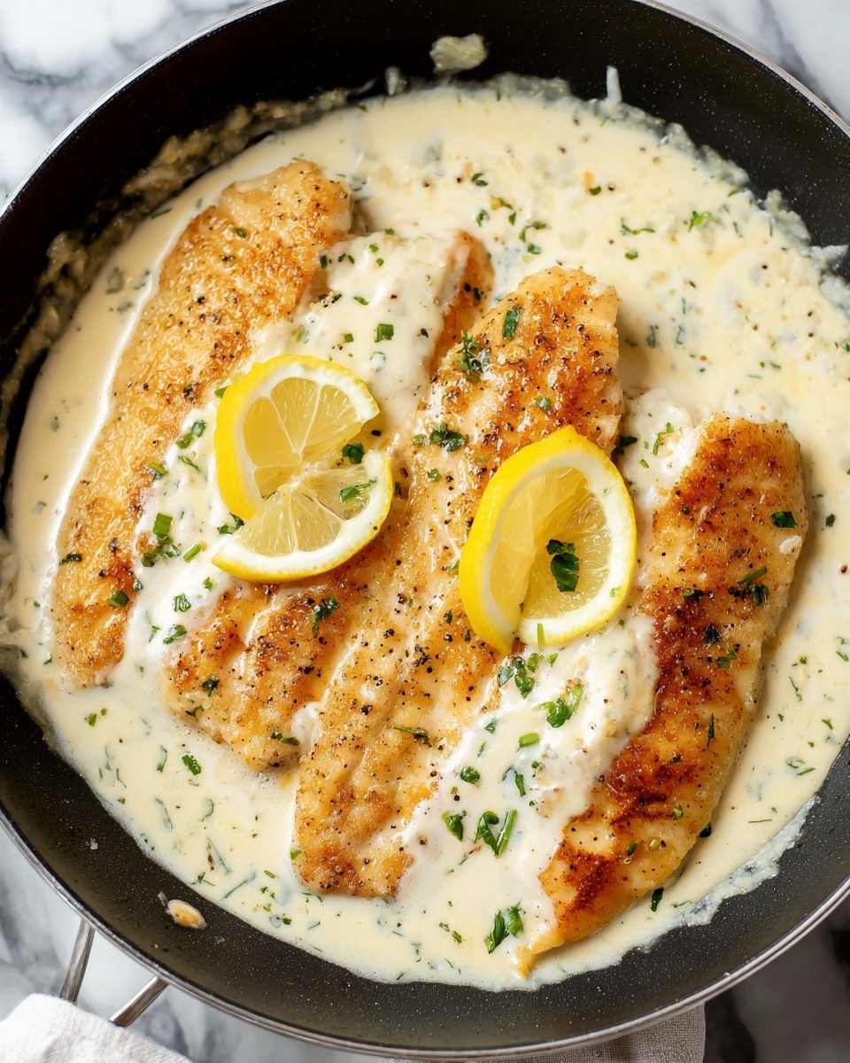 Creamy Lemon Salmon Recipe - Recipe Image
